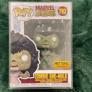 Funko Pop Zombie She-Hulk Figure - Green and Black